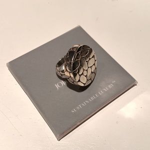 JOHN HARDY Kali Silver Disc Round Ring